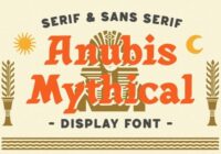 Anubis Mythical Font - Featured Image