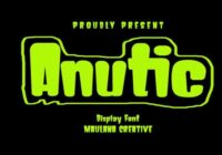 Anutic Font - Featured Image