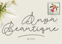 Anya Beautique Font - Featured Image