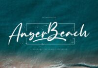 Anyer Beach Font - Featured Image