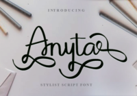 Anyta Font - Featured Image