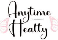 Anytime Healty Font - Featured Image