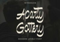 Aparty Gottery Font - Featured Image