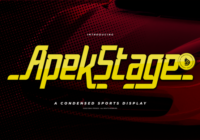 Apek Stage Font - Featured Image