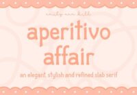 Aperitivo Affair Font - Featured Image