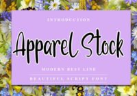 Apparel Stock Font - Featured Image