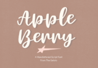 Apple Berry Font - Featured Image