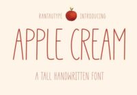 Apple Cream Font - Featured Image