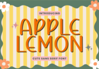 Apple Lemon Font - Featured Image