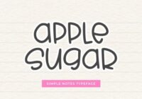 Apple Sugar Font - Featured Image