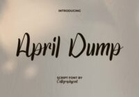 April Dump Font - Featured Image