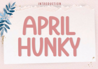 April Hunky Font - Featured Image