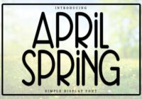 April Spring Font - Featured Image