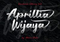 Aprillia Wijaya Font - Featured Image