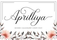 Aprilliya Font - Featured Image