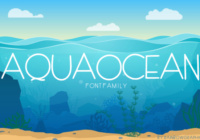 AquaOcean Font - Featured Image