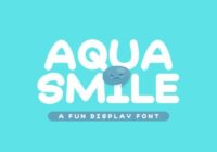 Aqua Smile Font - Featured Image