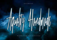 Aquality Handmade Font - Featured Image