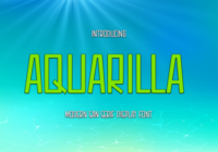 Aquarilla Font - Featured Image