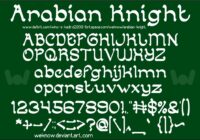 Arabian Knight Font - Featured Image