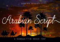 Arabian Script Font - Featured Image