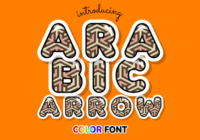 Arabic Arrow Font - Featured Image