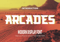 Arcades Font - Featured Image
