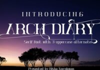 Arch Diary Font - Featured Image