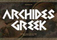 Archides Font - Featured Image