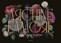Archine Eamore Font - Featured Image
