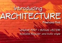 Architecture Font - Featured Image