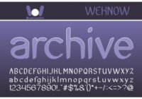 Archive Font - Featured Image