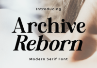 Archive Reborn Font - Featured Image