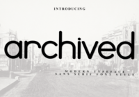 Archived Font - Featured Image