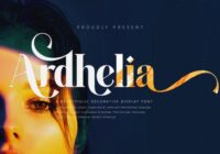Ardhelia Font - Featured Image