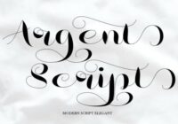 Argent Script Font - Featured Image