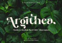 Argithea Font - Featured Image
