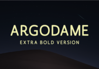 Argodame Extra Bold Font - Featured Image