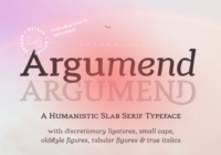 Argumend Font - Featured Image
