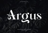 Argus Font - Featured Image