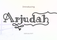 Arjudah Font - Featured Image