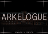 Arkelogue Semi-Bold Font - Featured Image
