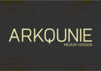 Arkqunie Medium Font - Featured Image