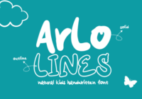 Arlo Lines Font - Featured Image