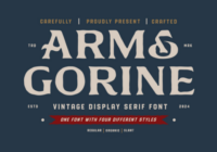 Arm Gorine Font - Featured Image