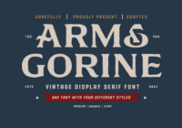 Arm & Gorine Font - Featured Image