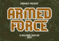 Armed Force Font - Featured Image