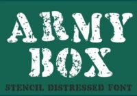 Army Box Font - Featured Image