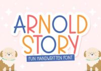 Arnold Story Font - Featured Image