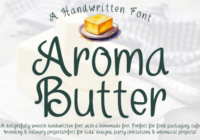 Aroma Butter Font - Featured Image